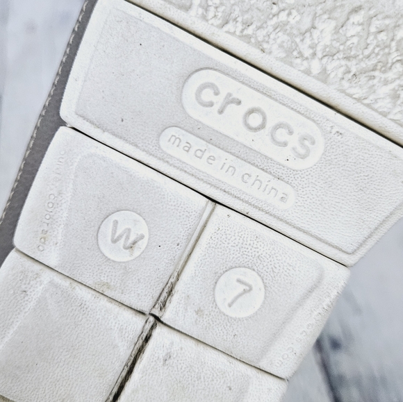 CROCS | stretch canvas comfort slipon flats - Picture 7 of 8